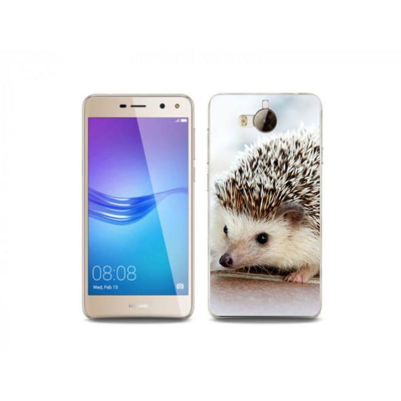 Gelové pouzdro mmCase na mobil Huawei Y6 (2017) - ježek