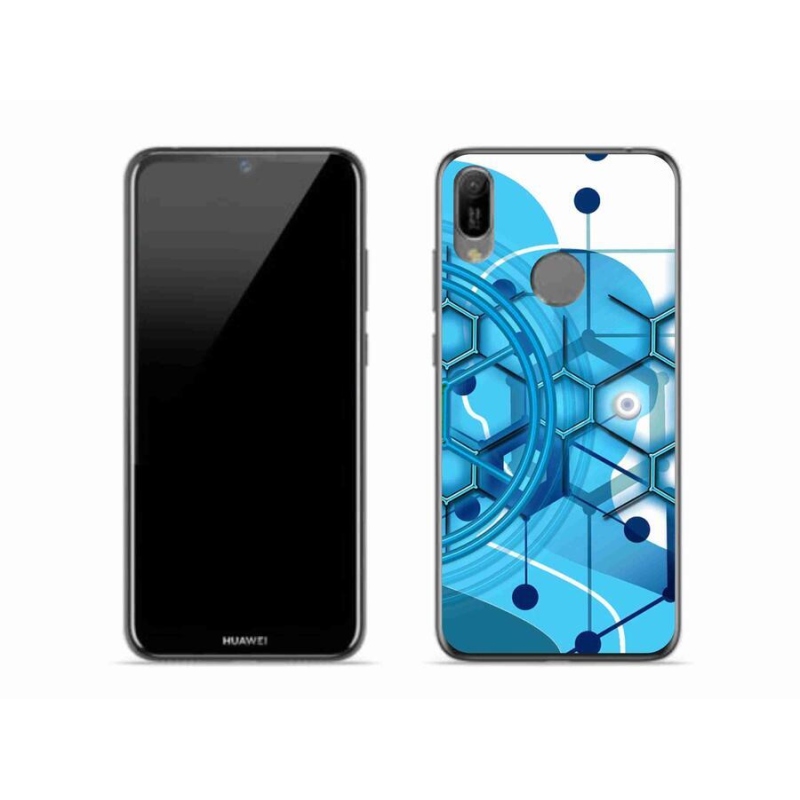Gelové pouzdro mmCase na mobil Huawei Y6 (2019) - abstraktní vzor 2