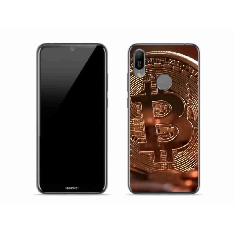 Gelové pouzdro mmCase na mobil Huawei Y6 (2019) - bitcoin