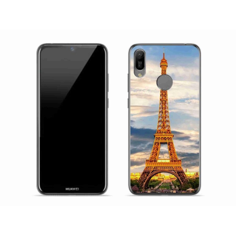 Gelové pouzdro mmCase na mobil Huawei Y6 (2019) - eiffelova věž 3