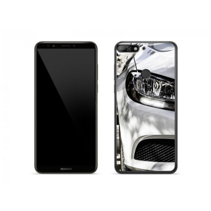 Gelové pouzdro mmCase na mobil Huawei Y7 (2018) - auto