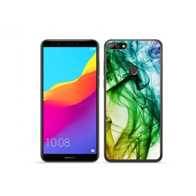Gelové pouzdro mmCase na mobil Huawei Y7 Prime (2018) - abstraktní vzor 3