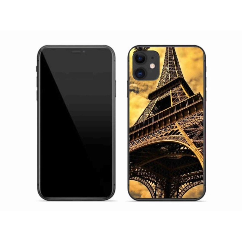 Gelové pouzdro mmCase na mobil iPhone 11 - eiffelova věž