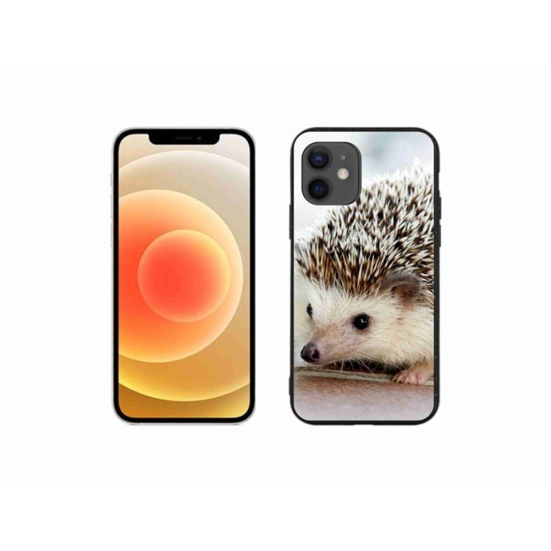Gelové pouzdro mmCase na mobil iPhone 12 mini - ježek