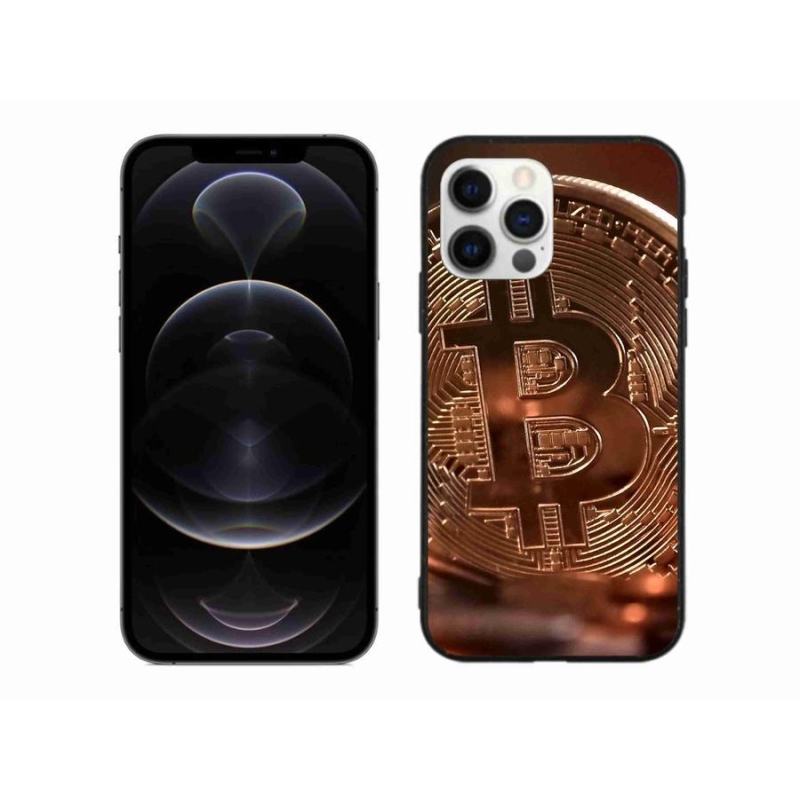Gelové pouzdro mmCase na mobil iPhone 12 Pro Max - bitcoin