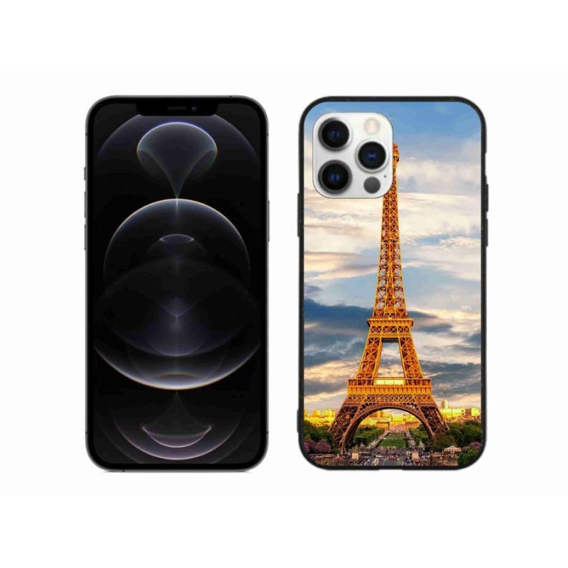 Gelové pouzdro mmCase na mobil iPhone 12 Pro Max - eiffelova věž 3