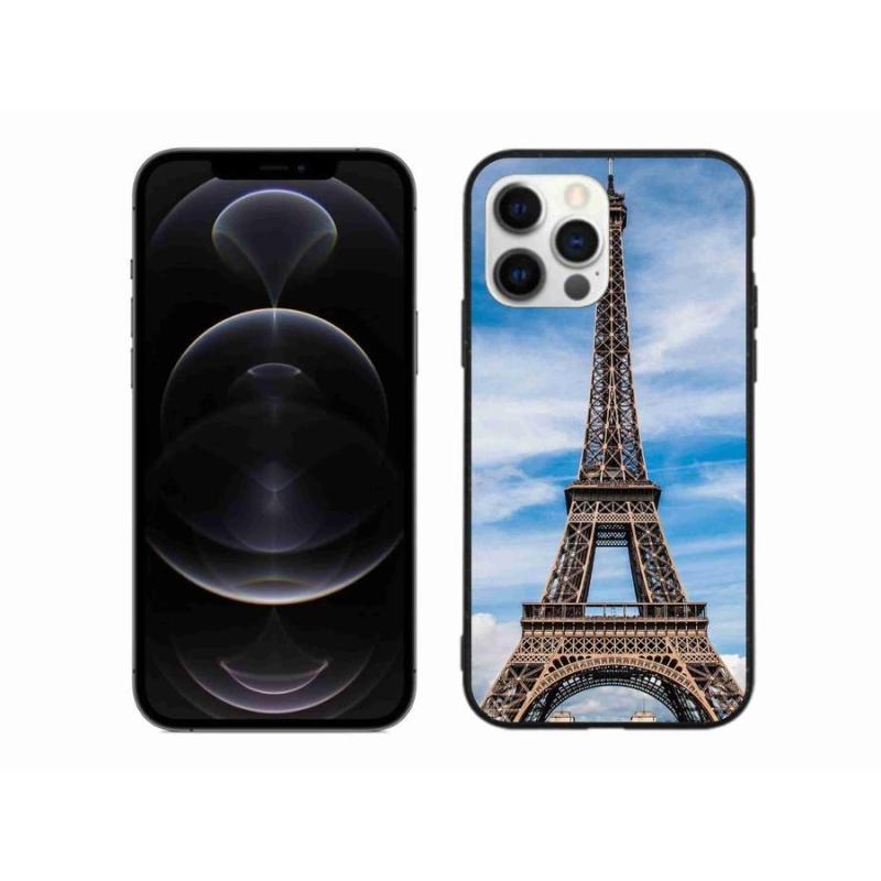 Gelové pouzdro mmCase na mobil iPhone 12 Pro Max - eiffelova věž 4