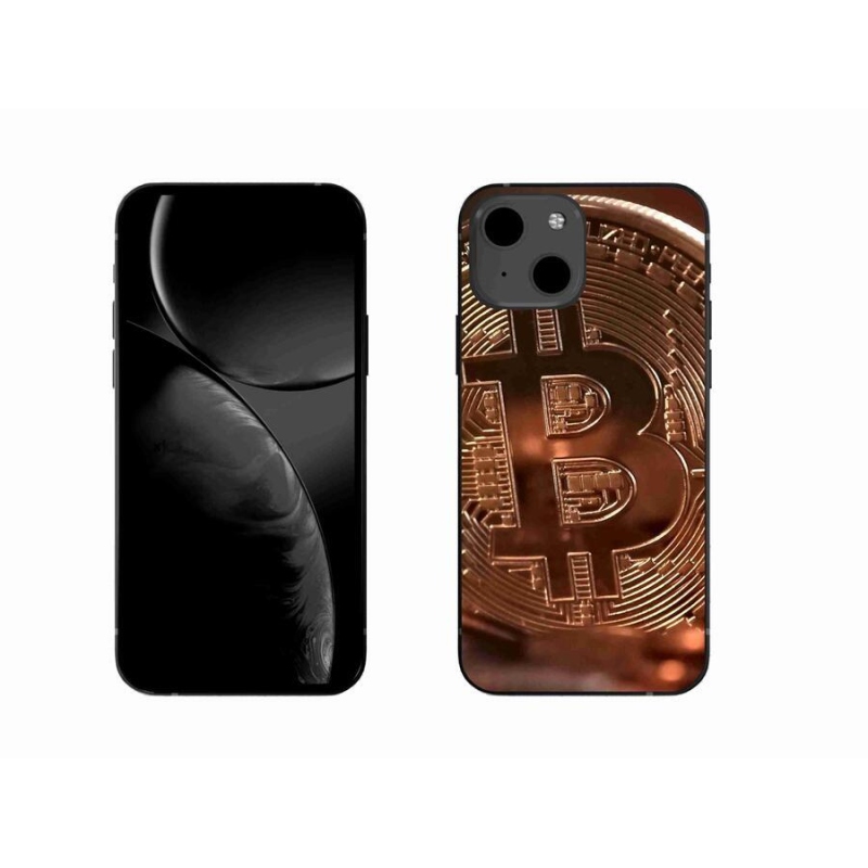 Gelové pouzdro mmCase na mobil iPhone 13 6.1 - bitcoin