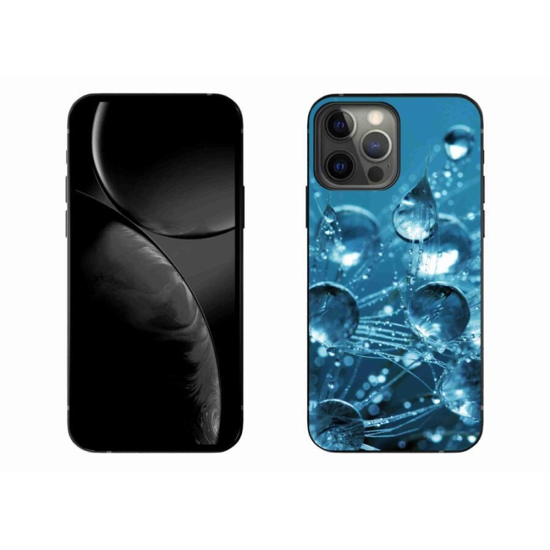 Gelové pouzdro mmCase na mobil iPhone 13 Pro Max 6.7 - kapky vody