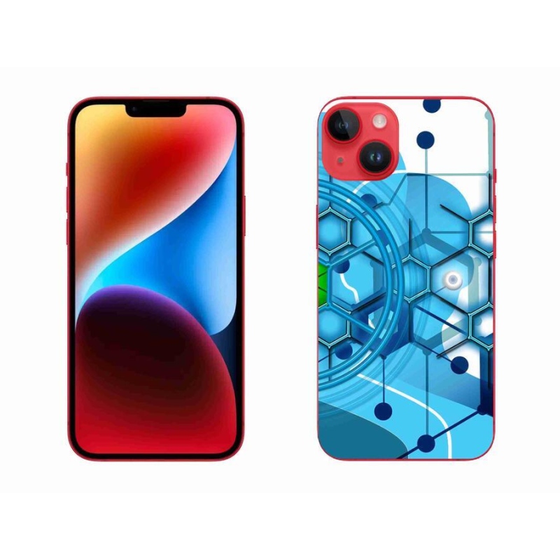 Gelové pouzdro mmCase na mobil iPhone 14 Plus - abstraktní vzor 2