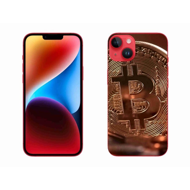 Gelové pouzdro mmCase na mobil iPhone 14 Plus - bitcoin