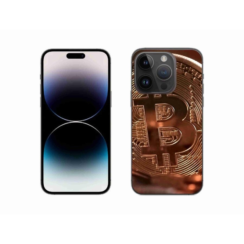 Gelové pouzdro mmCase na mobil iPhone 14 Pro 6.1 - bitcoin