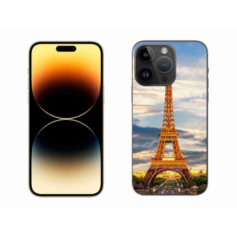 Gelové pouzdro mmCase na mobil iPhone 14 Pro Max 6.7 - eiffelova věž 3