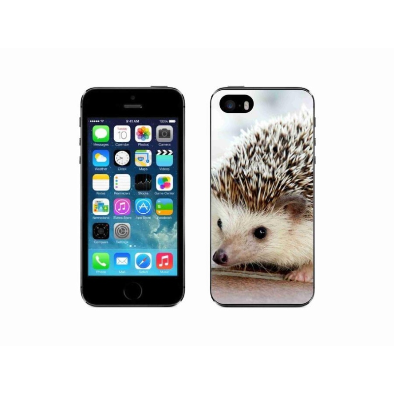 Gelové pouzdro mmCase na mobil iPhone 5/5s - ježek