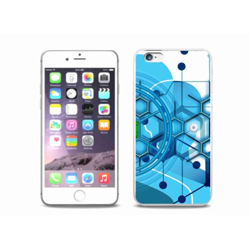 Gelové pouzdro mmCase na mobil iPhone 6/6S Plus - abstraktní vzor 2