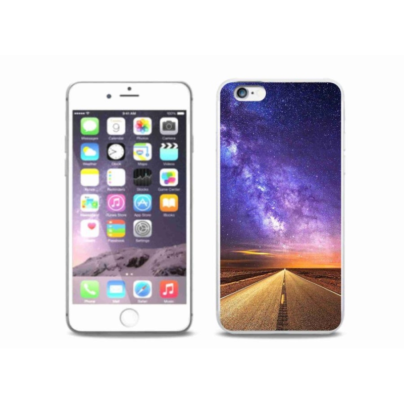Gelové pouzdro mmCase na mobil iPhone 6/6S Plus - americká silnice