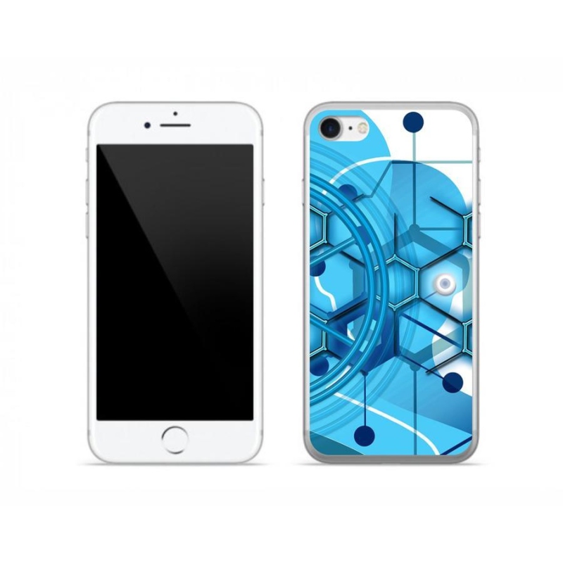 Gelové pouzdro mmCase na mobil iPhone 7 - abstraktní vzor 2