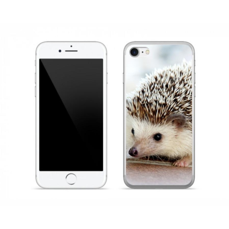 Gelové pouzdro mmCase na mobil iPhone 8 - ježek