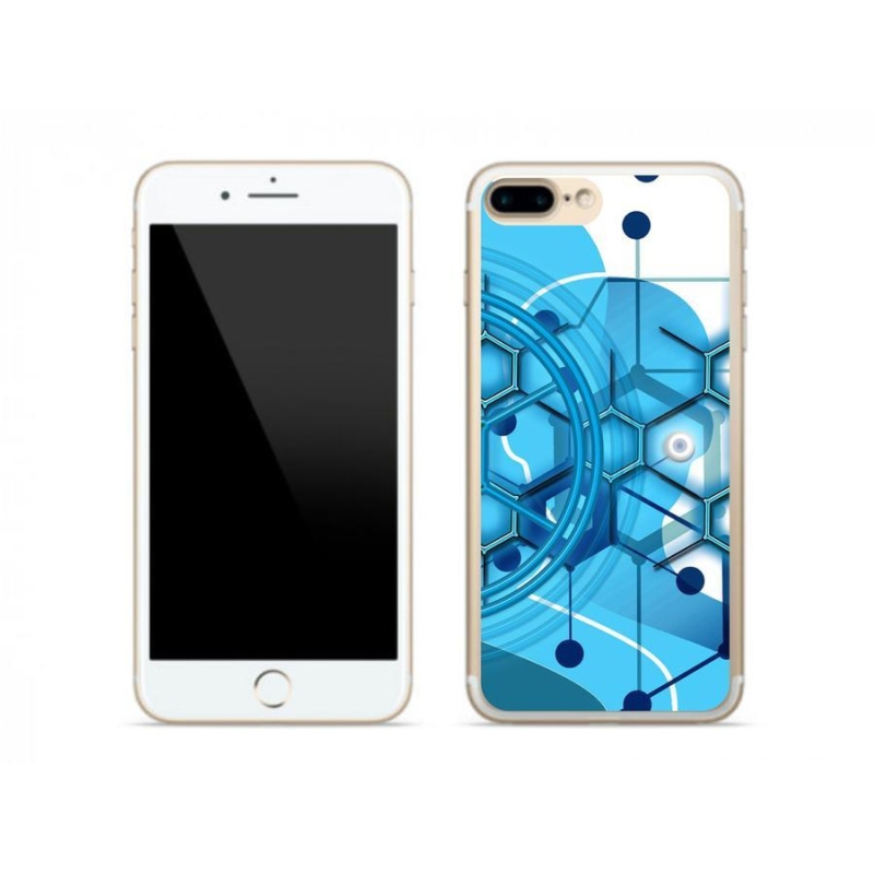 Gelové pouzdro mmCase na mobil iPhone 8 Plus - abstraktní vzor 2