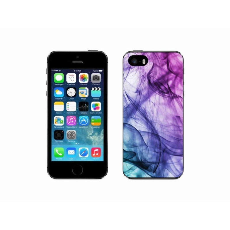 Gelové pouzdro mmCase na mobil iPhone SE (2016) - abstraktní vzor