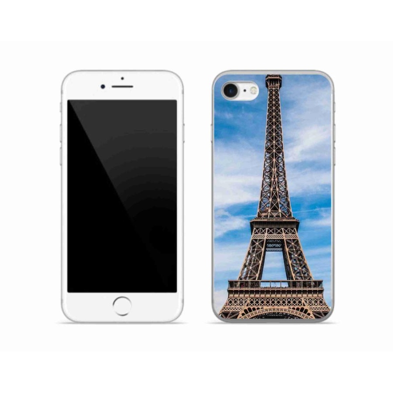 Gelové pouzdro mmCase na mobil iPhone SE (2020) - eiffelova věž 4