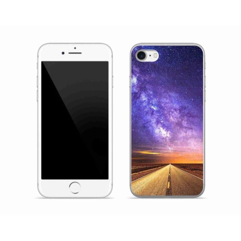 Gelové pouzdro mmCase na mobil iPhone SE (2022) - americká silnice