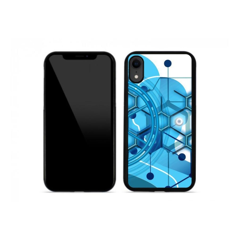 Gelové pouzdro mmCase na mobil iPhone XR - abstraktní vzor 2