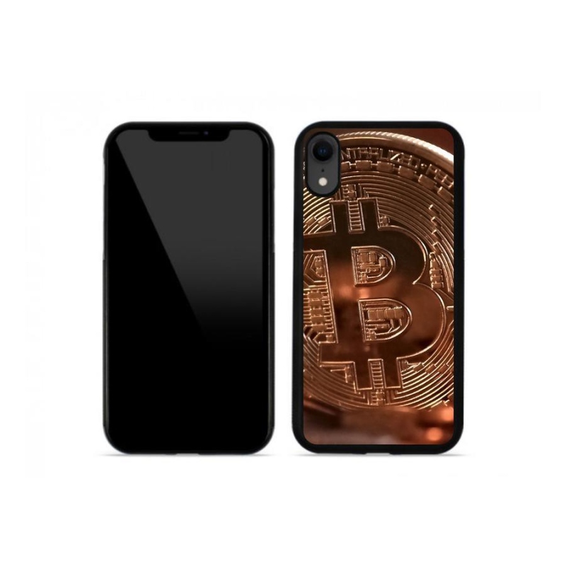 Gelové pouzdro mmCase na mobil iPhone XR - bitcoin