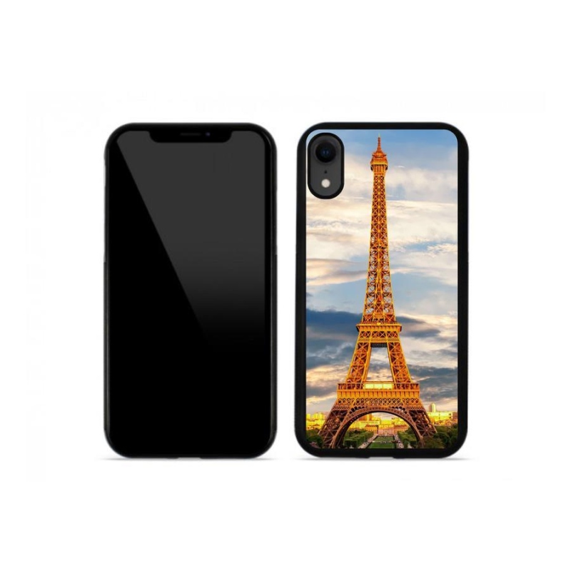 Gelové pouzdro mmCase na mobil iPhone XR - eiffelova věž 3