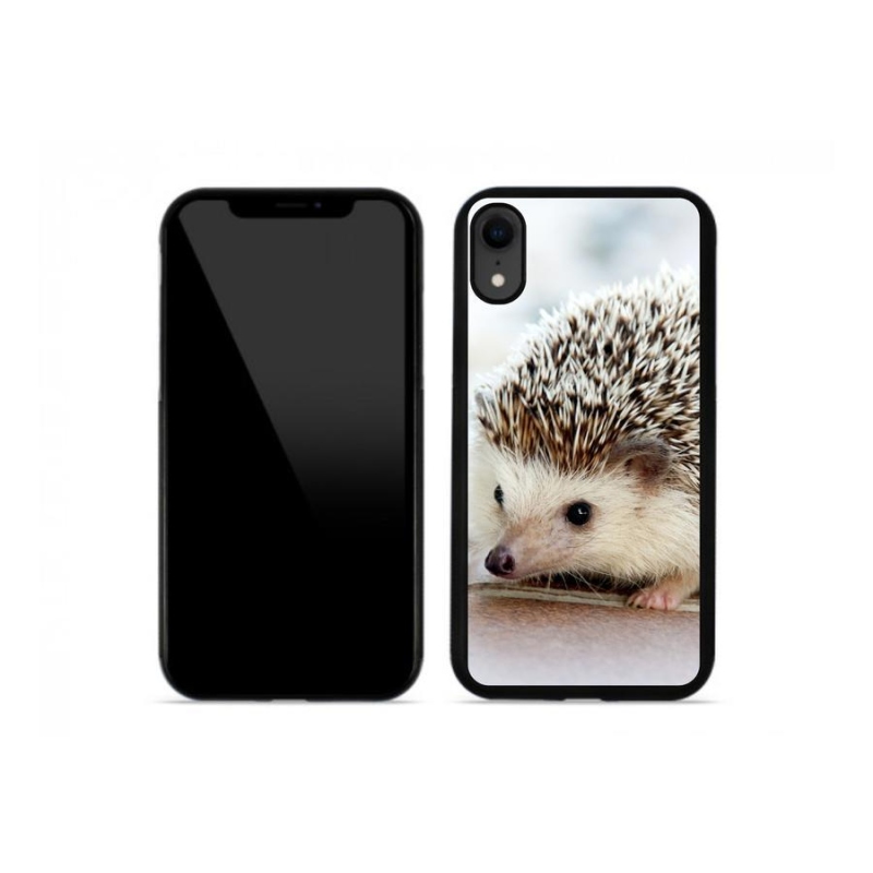 Gelové pouzdro mmCase na mobil iPhone XR - ježek