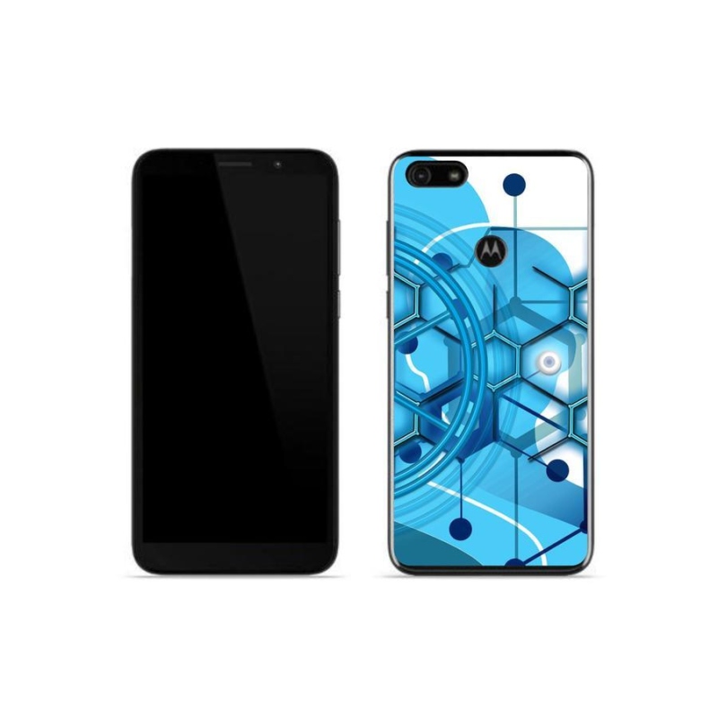 Gelové pouzdro mmCase na mobil Motorola Moto E6 Play - abstraktní vzor 2