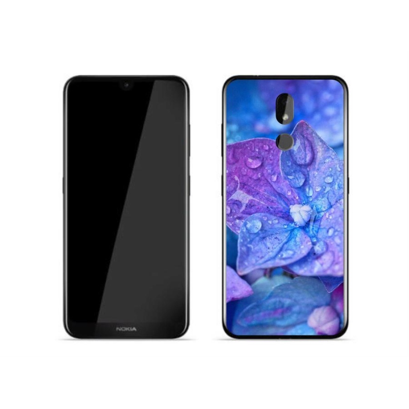 Gelové pouzdro mmCase na mobil Nokia 3.2 - fialový květ