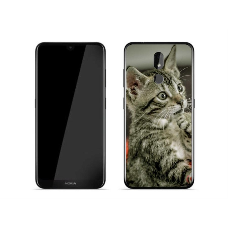 Gelové pouzdro mmCase na mobil Nokia 3.2 - roztomilá kočka