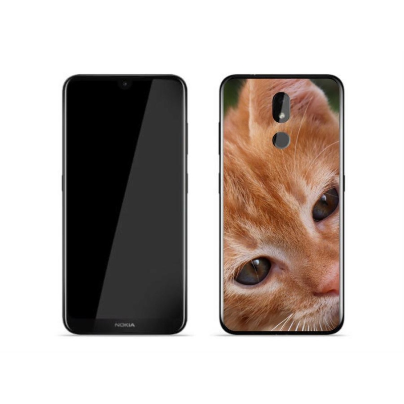 Gelové pouzdro mmCase na mobil Nokia 3.2 - zrzavé kotě