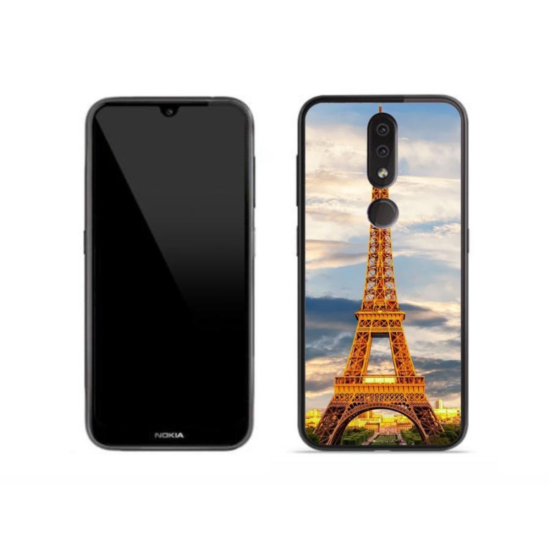 Gelové pouzdro mmCase na mobil Nokia 4.2 - eiffelova věž 3