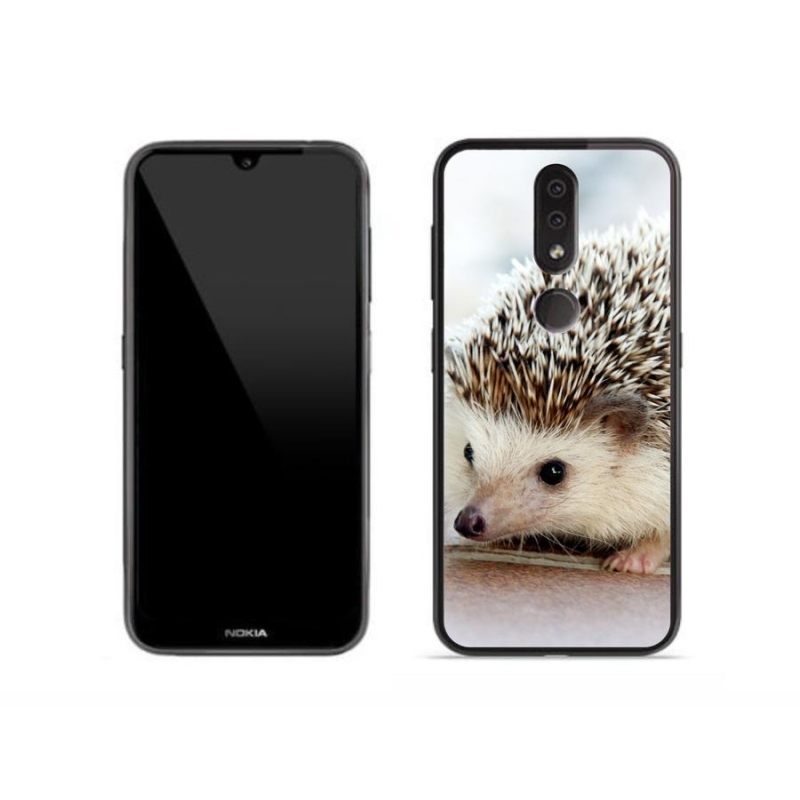 Gelové pouzdro mmCase na mobil Nokia 4.2 - ježek