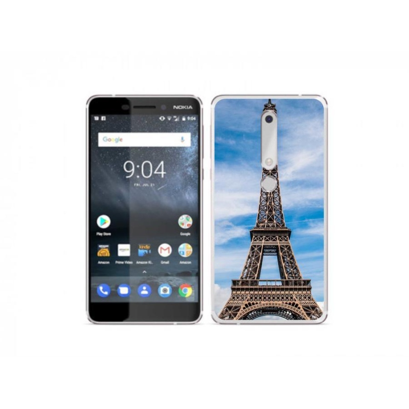 Gelové pouzdro mmCase na mobil Nokia 6.1 - eiffelova věž 4