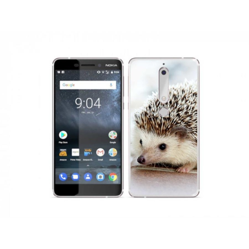 Gelové pouzdro mmCase na mobil Nokia 6.1 - ježek