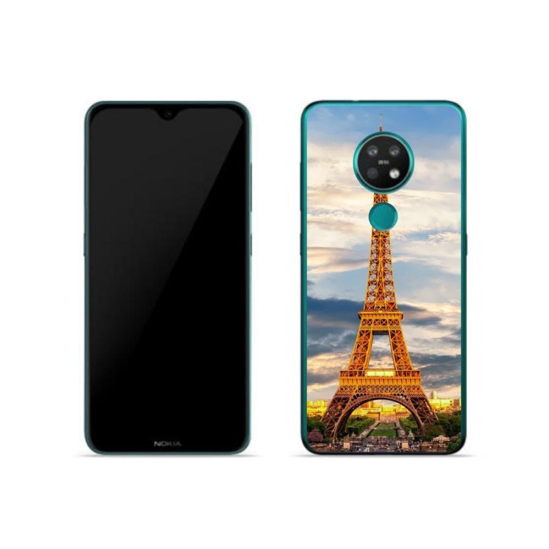 Gelové pouzdro mmCase na mobil Nokia 7.2 - eiffelova věž 3
