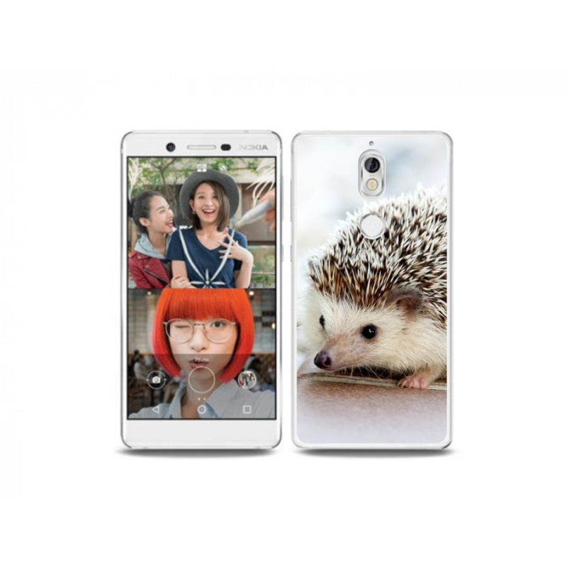 Gelové pouzdro mmCase na mobil Nokia 7 - ježek