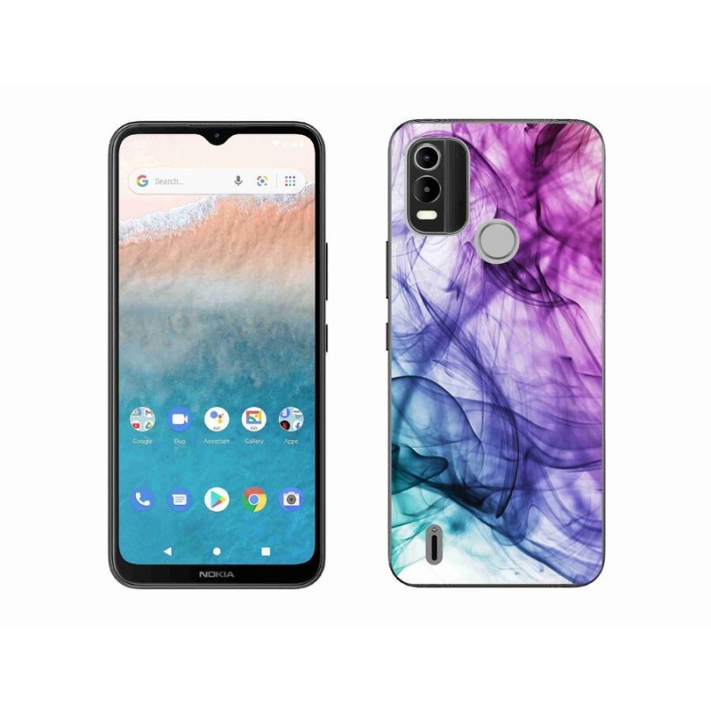 Gelové pouzdro mmCase na mobil Nokia C21 Plus - abstraktní vzor
