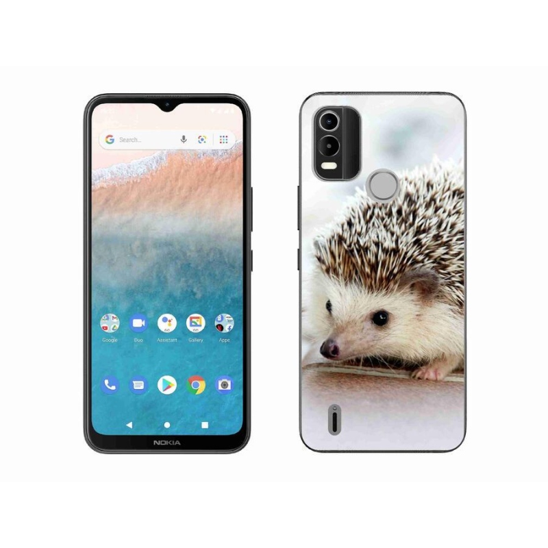 Gelové pouzdro mmCase na mobil Nokia C21 Plus - ježek