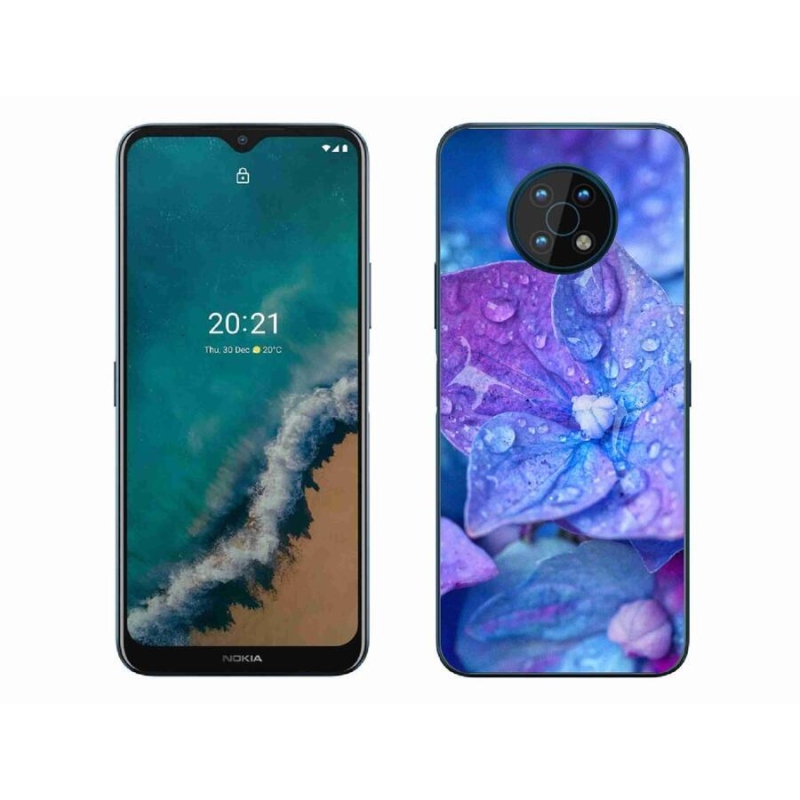 Gelové pouzdro mmCase na mobil Nokia G50 - fialový květ