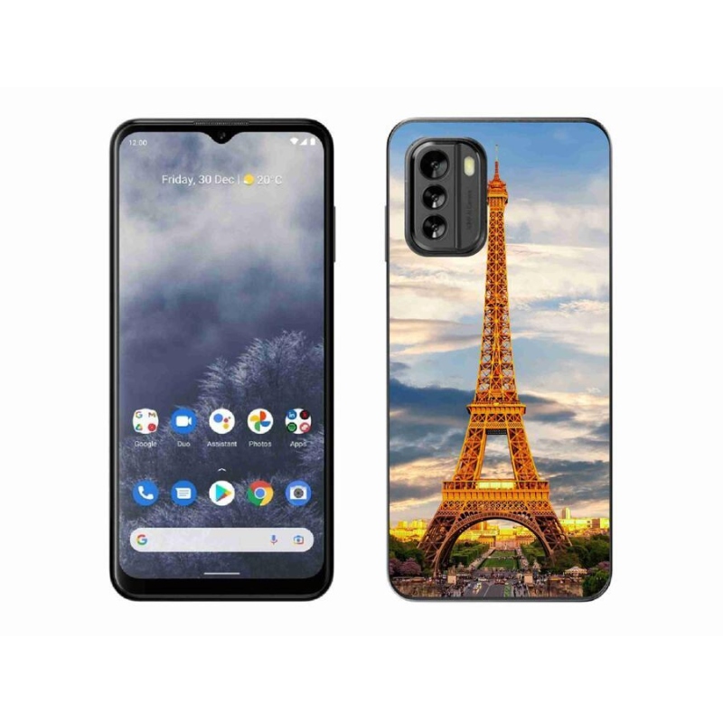 Gelové pouzdro mmCase na mobil Nokia G60 5G - eiffelova věž 3