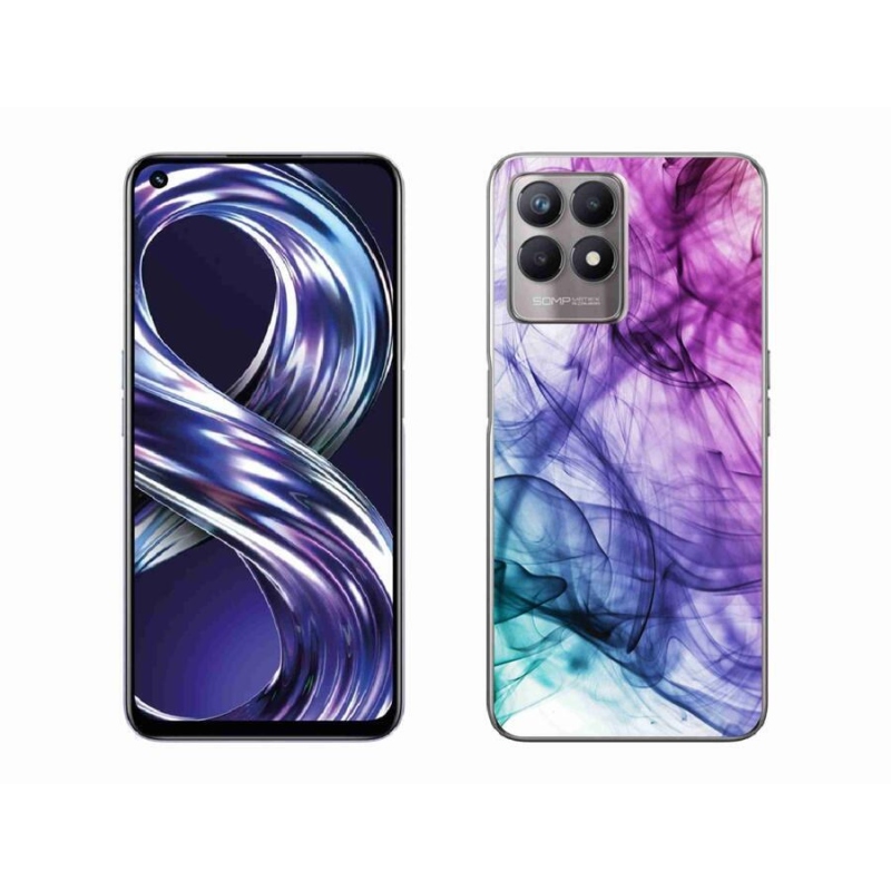 Gelové pouzdro mmCase na mobil Realme 8i - abstraktní vzor