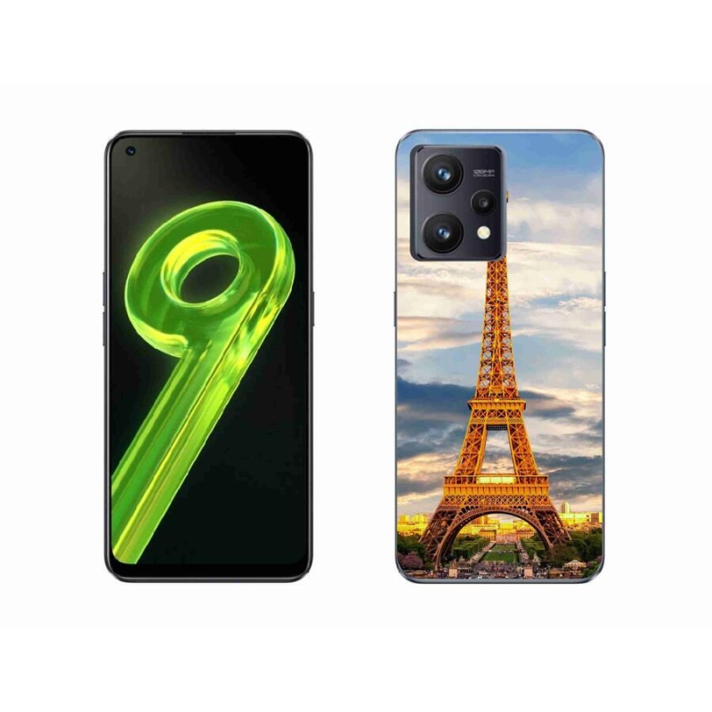 Gelové pouzdro mmCase na mobil Realme 9 4G - eiffelova věž 3
