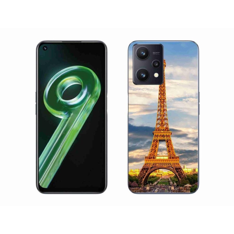 Gelové pouzdro mmCase na mobil Realme 9 5G - eiffelova věž 3