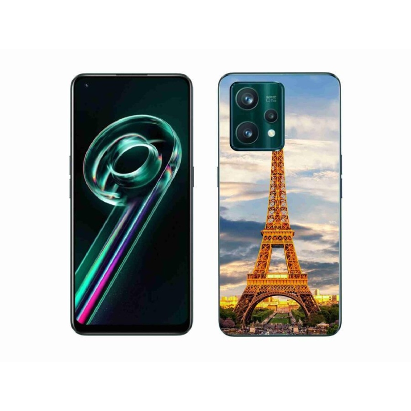 Gelové pouzdro mmCase na mobil Realme 9 Pro+ 5G - eiffelova věž 3