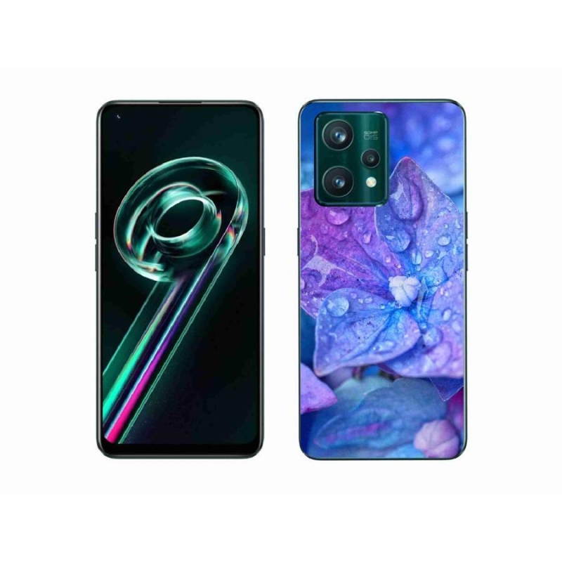 Gelové pouzdro mmCase na mobil Realme 9 Pro+ 5G - fialový květ