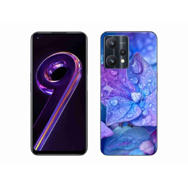 Gelové pouzdro mmCase na mobil Realme 9 Pro 5G - fialový květ
